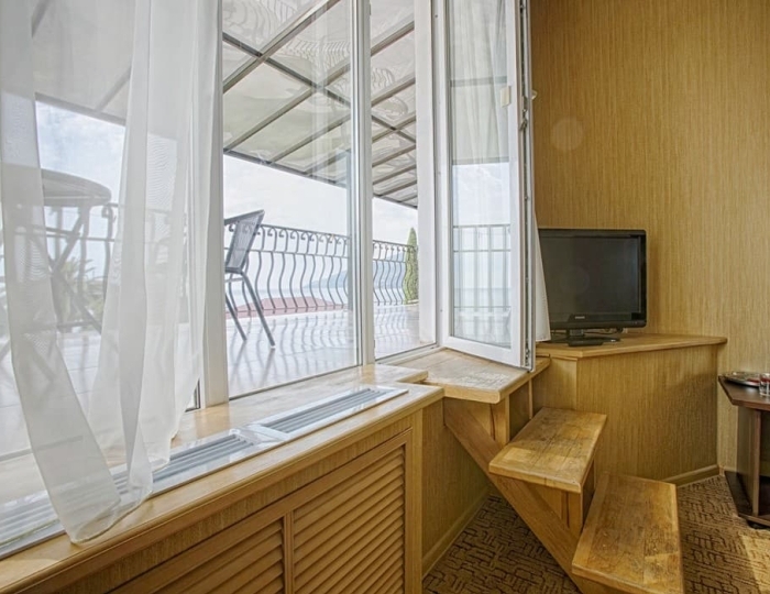 Полулюкс 2 местный 2 комнатный (море) корпус 2 - Пансионат «Лазурный берег» Гагра